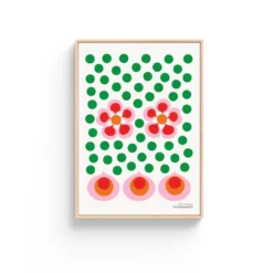 Poster Bird´s 1967 - no.6 grön/vit