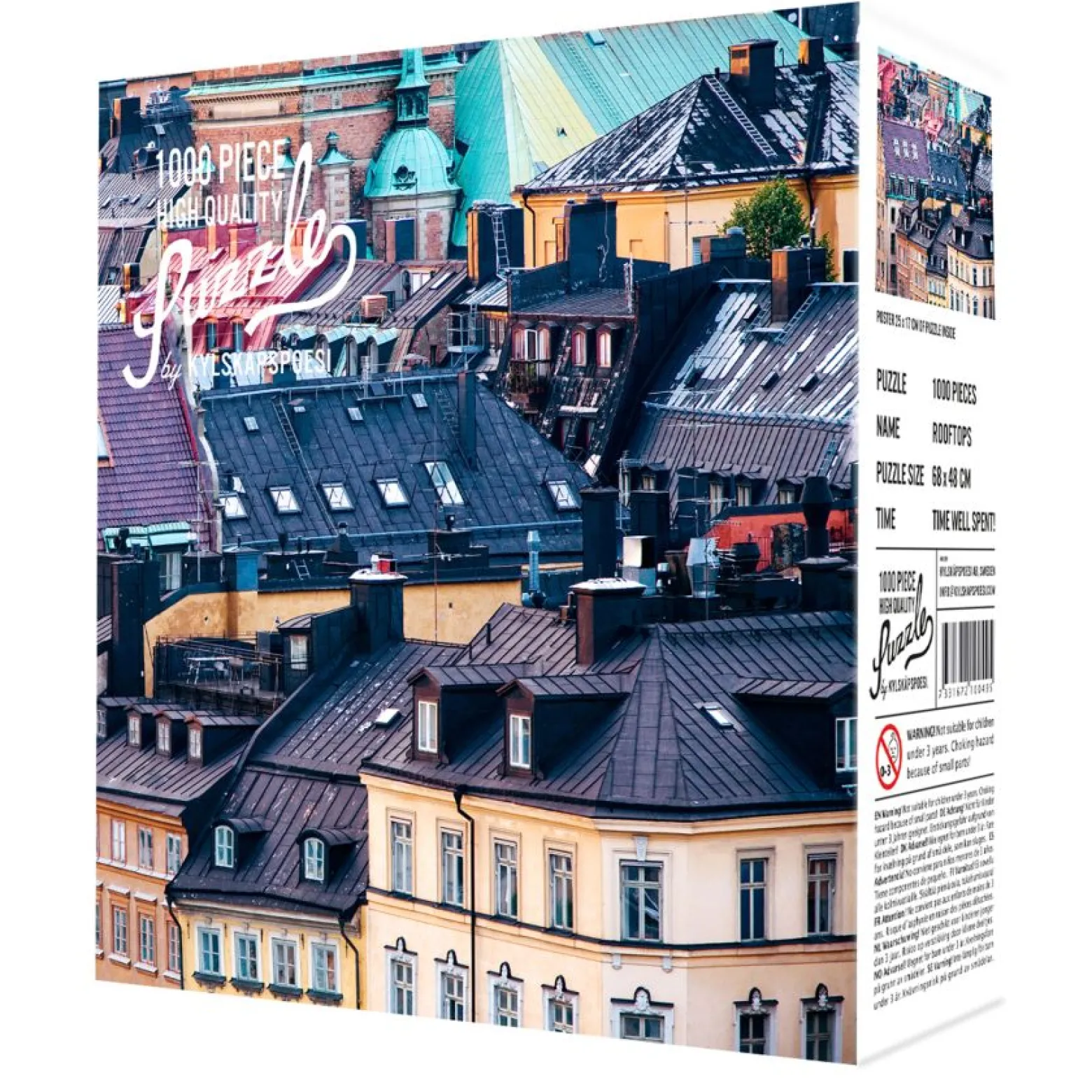 Pussel Stockholm Rooftops