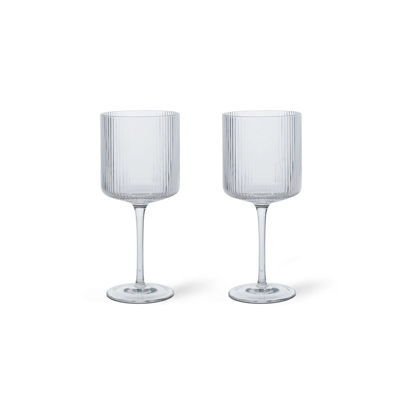 Rödvinsglas Ripple 2-pack Klar
