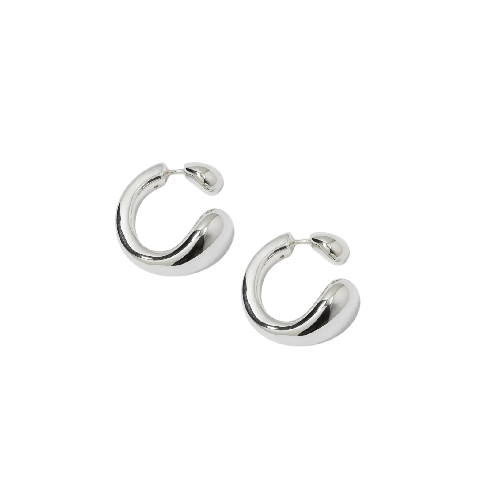Örhängen Bolded Drops Silver