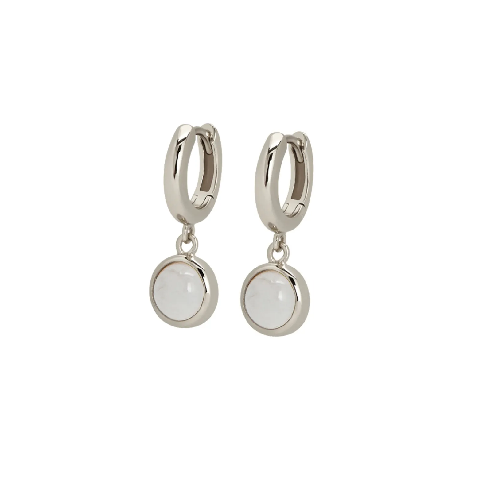 Örhängen Dear Silver Rosa