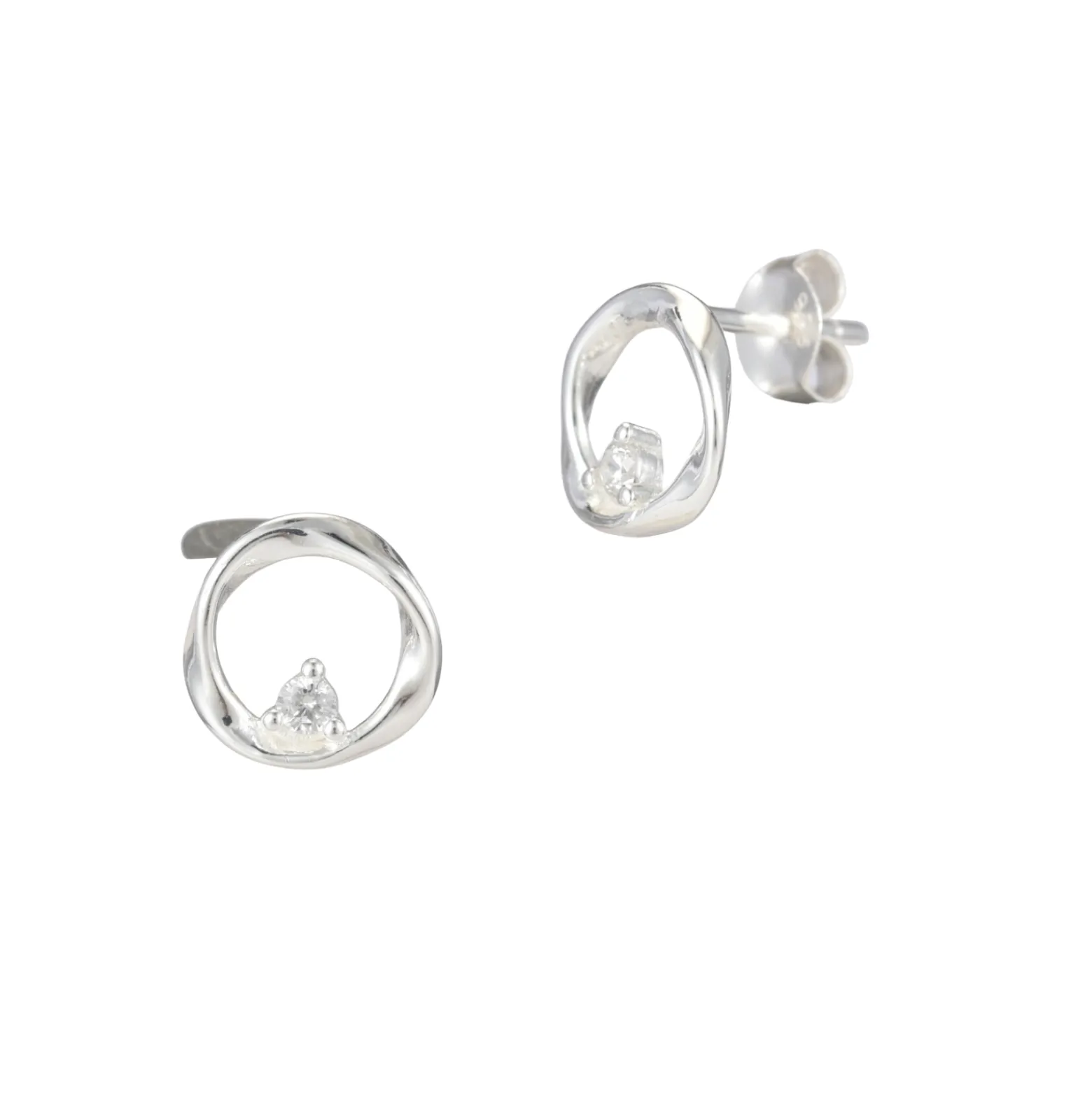 Örhängen Trinity Silver