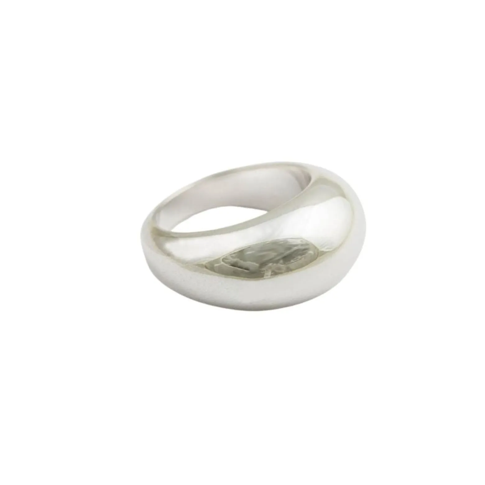 Ring Bolded Big Silver 19mm