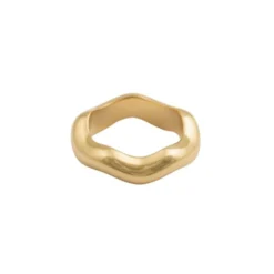 Ring Bolded Wavy Guld