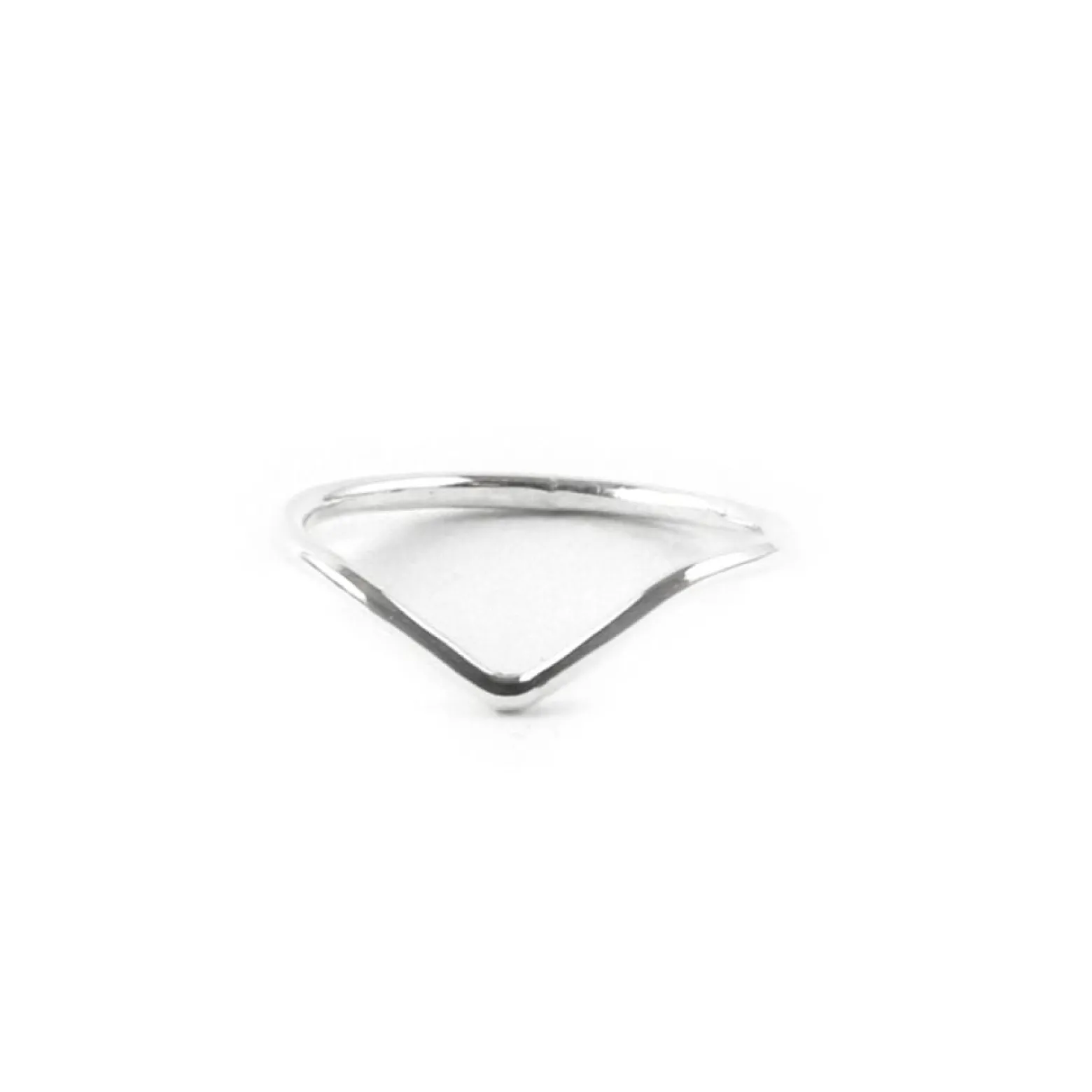 Ring Chevron silver 13 mm