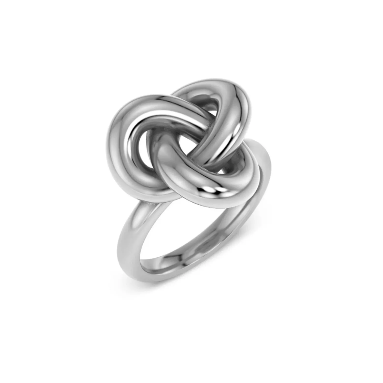 Ring Infinity Knot Large Stål M 17,5 mm