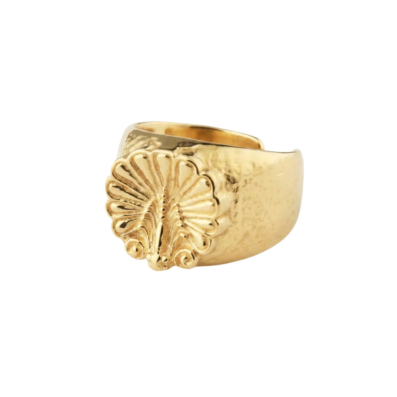 Ring Venus Shell Signet Golden