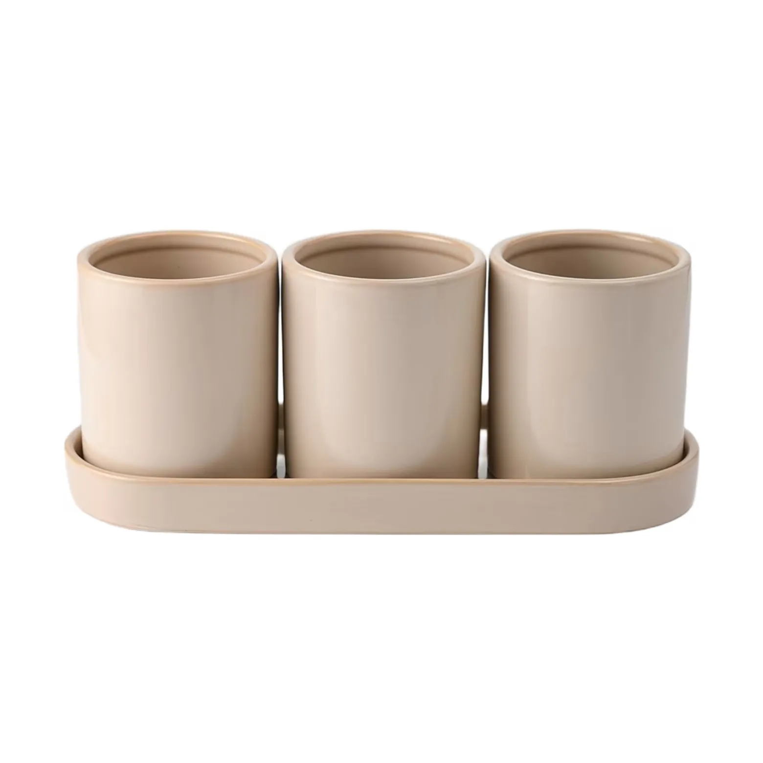 Örtkruka set Beige