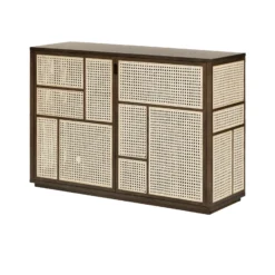 Sideboard Air, Mörk Ek, Cane