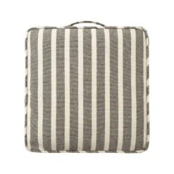 Sittdyna Box Bill 40x40x6cm svart/vit