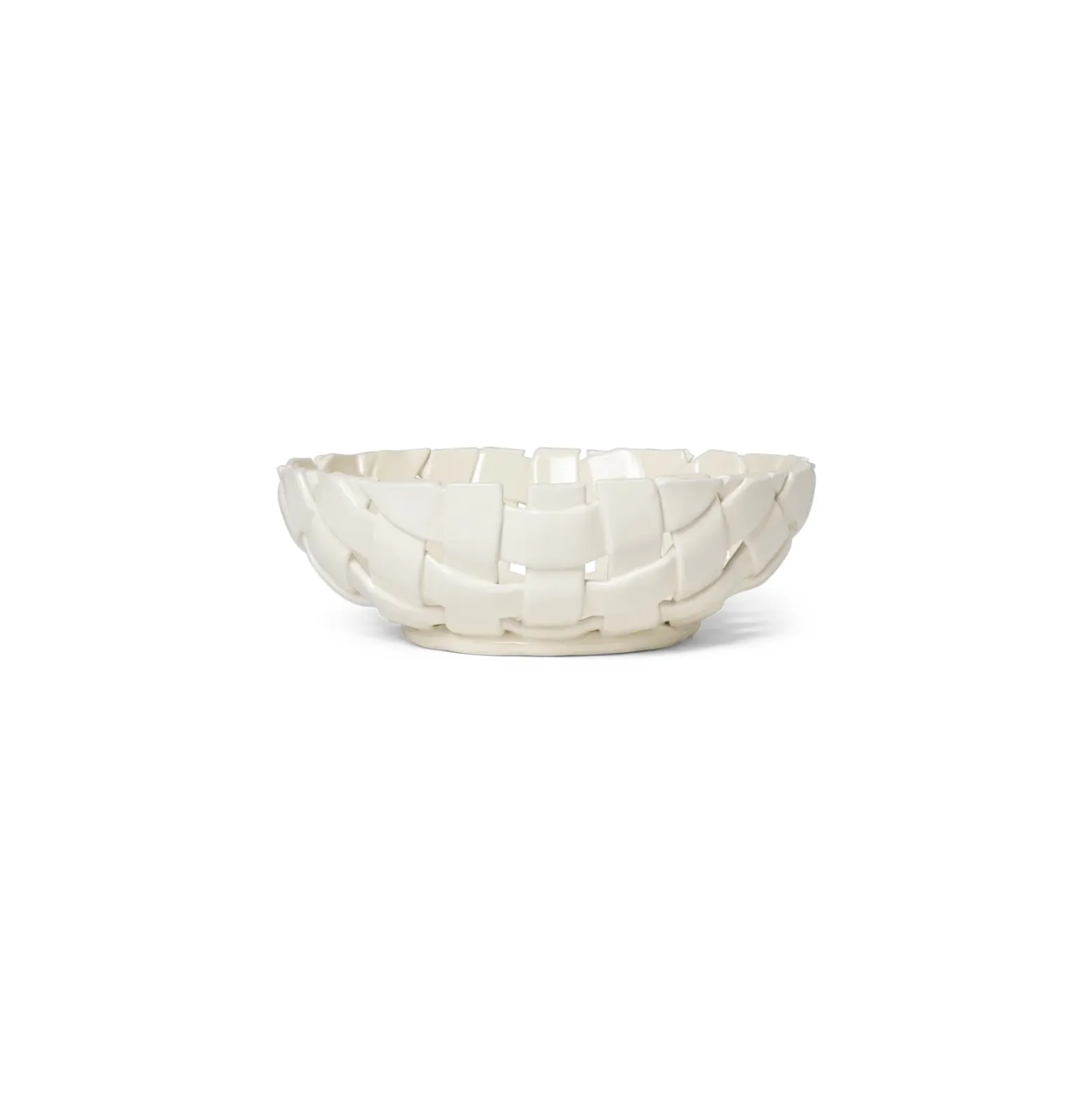 Skål Plait 30 diameter Vit