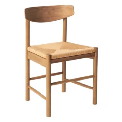 Stol Alma med flätat sits Ek