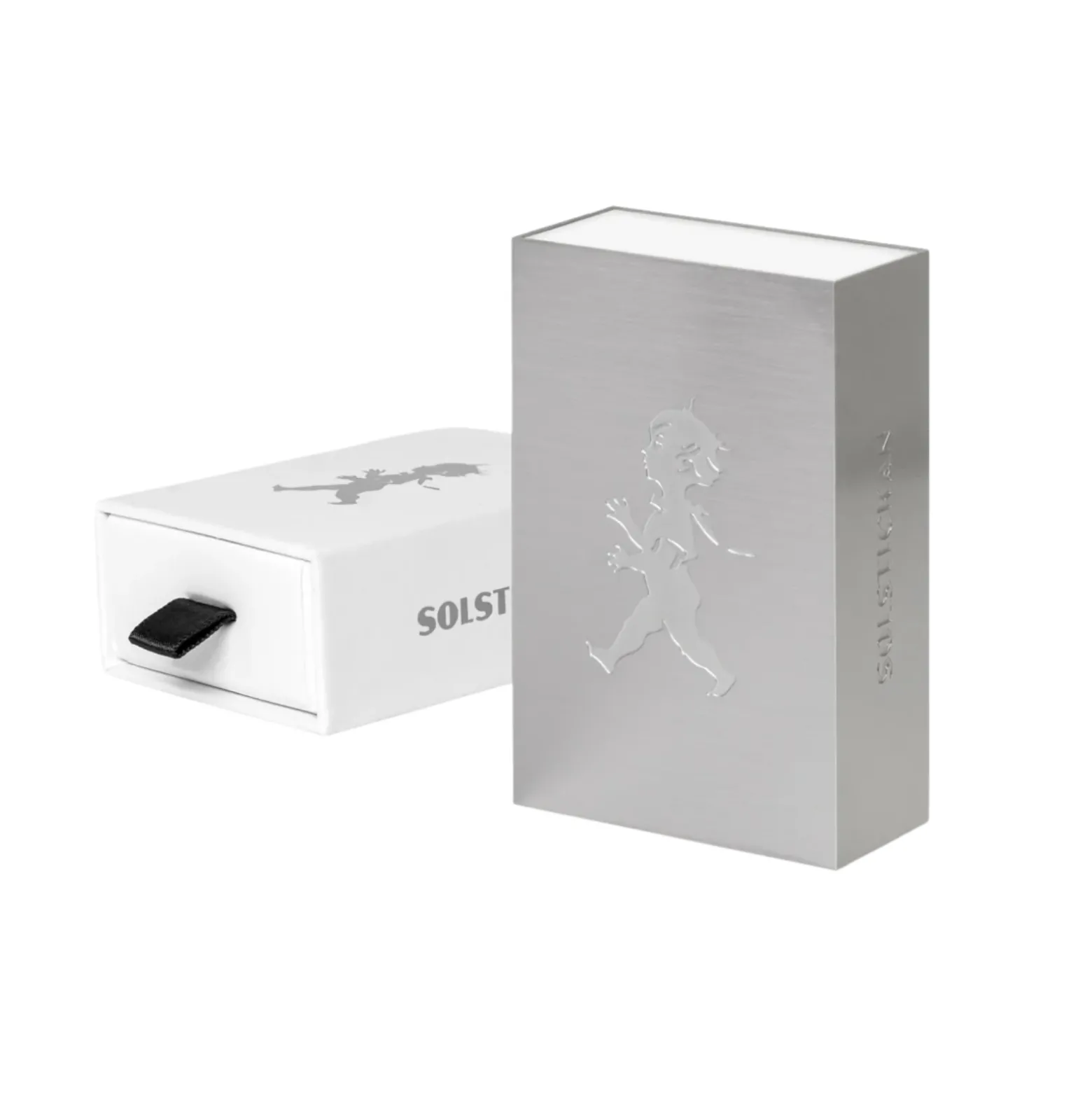 Tändsticksfodral silver