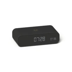 Väckarklocka Wakie Wake-Up light & Qi, BT Svart