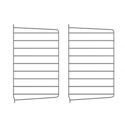 Väggavel 50x30 2-p Mörkgrå