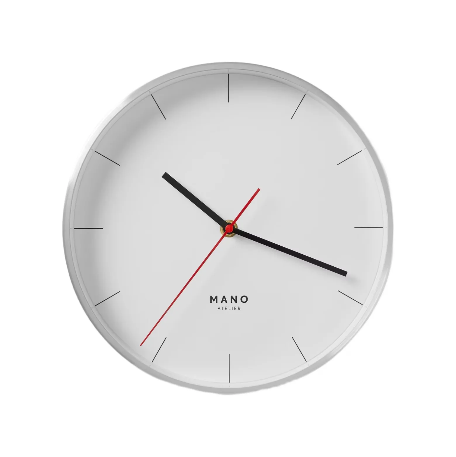 Väggklocka Mano 25 cm Krom